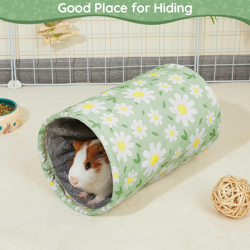Glittme tunnel plush interior provides a soft, cozy resting spot after play.