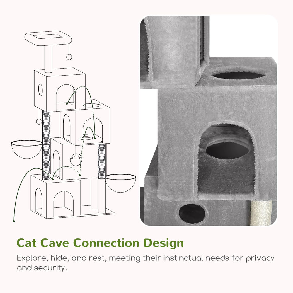 Globlazer interior tunnel connects condos for curious cats