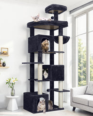 Globlazer 80-inch cat tree tall for multi-cat indoor play