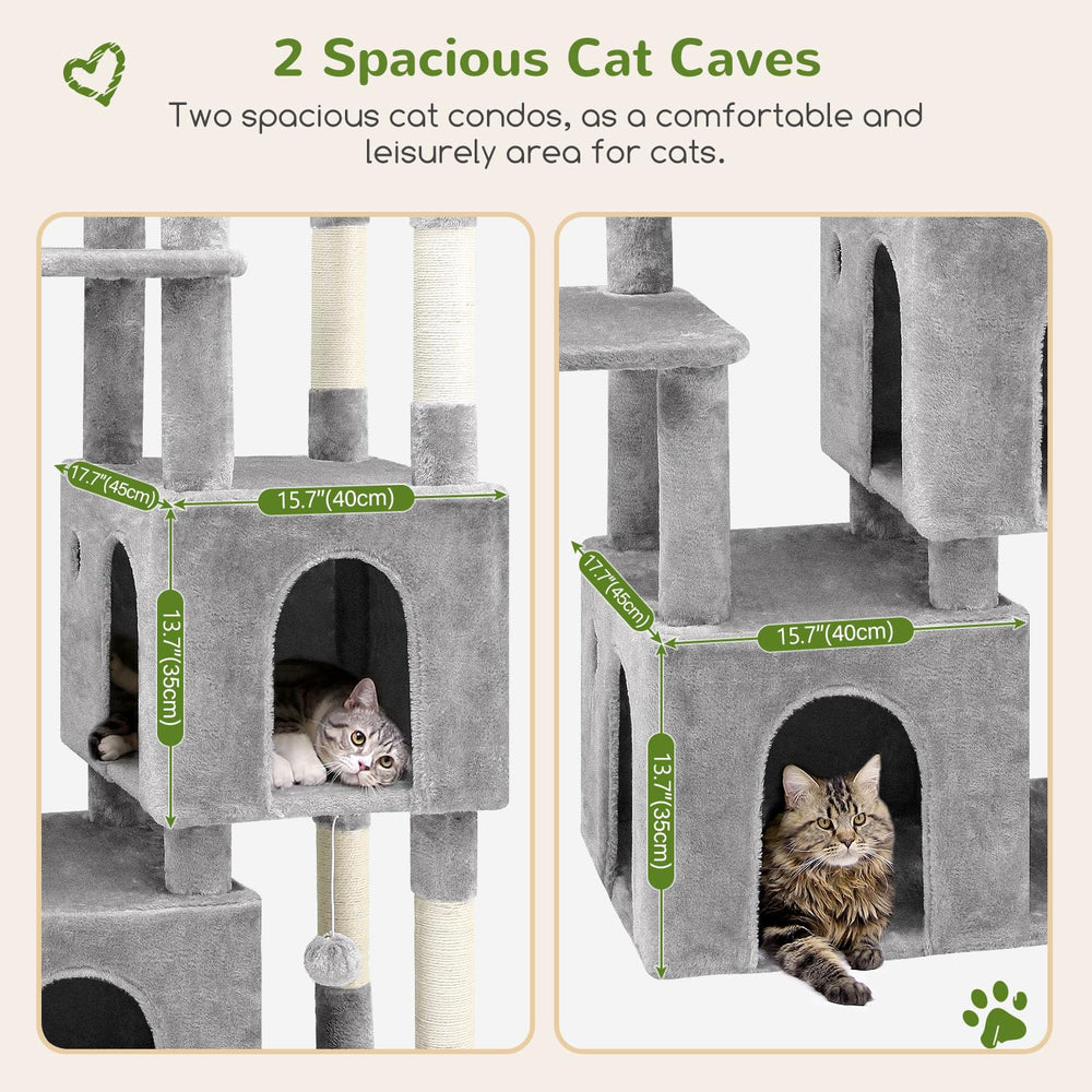 Globlazer cat tower condos interior shows cozy retreats ideal for quiet observation
