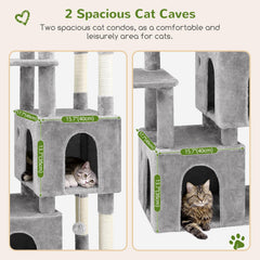 Globlazer cat tower condos interior shows cozy retreats ideal for quiet observation