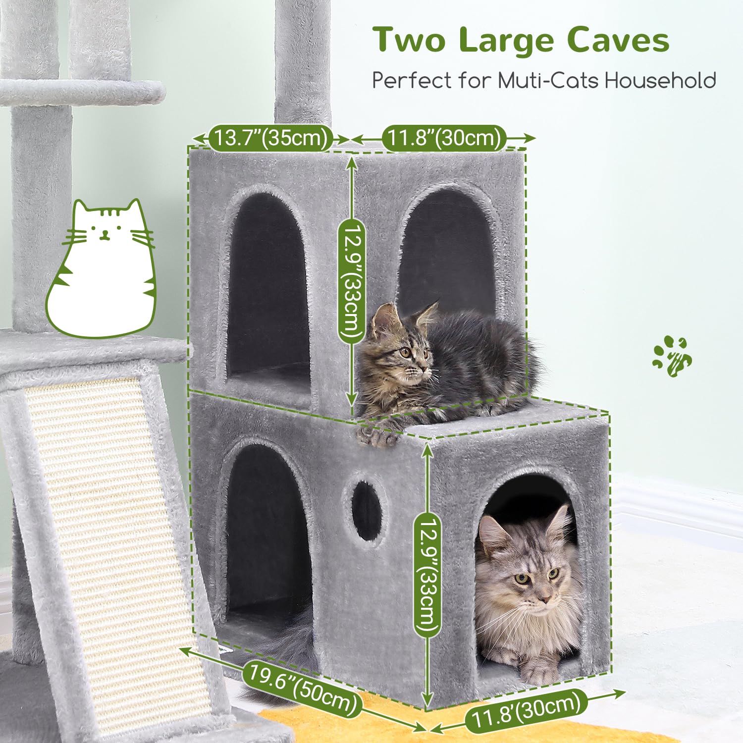 Globlazer cat-tower easy-assembly simplifies setup for busy households