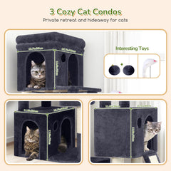 Globlazer plush basket bed provides a cozy napping nook for lounging cats.
