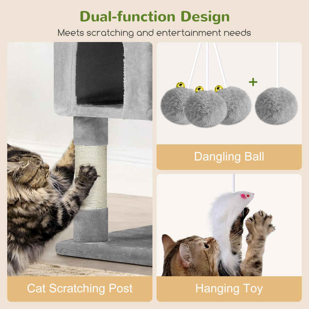 Globlazer six sisal posts satisfy scratching instincts while protecting furniture.