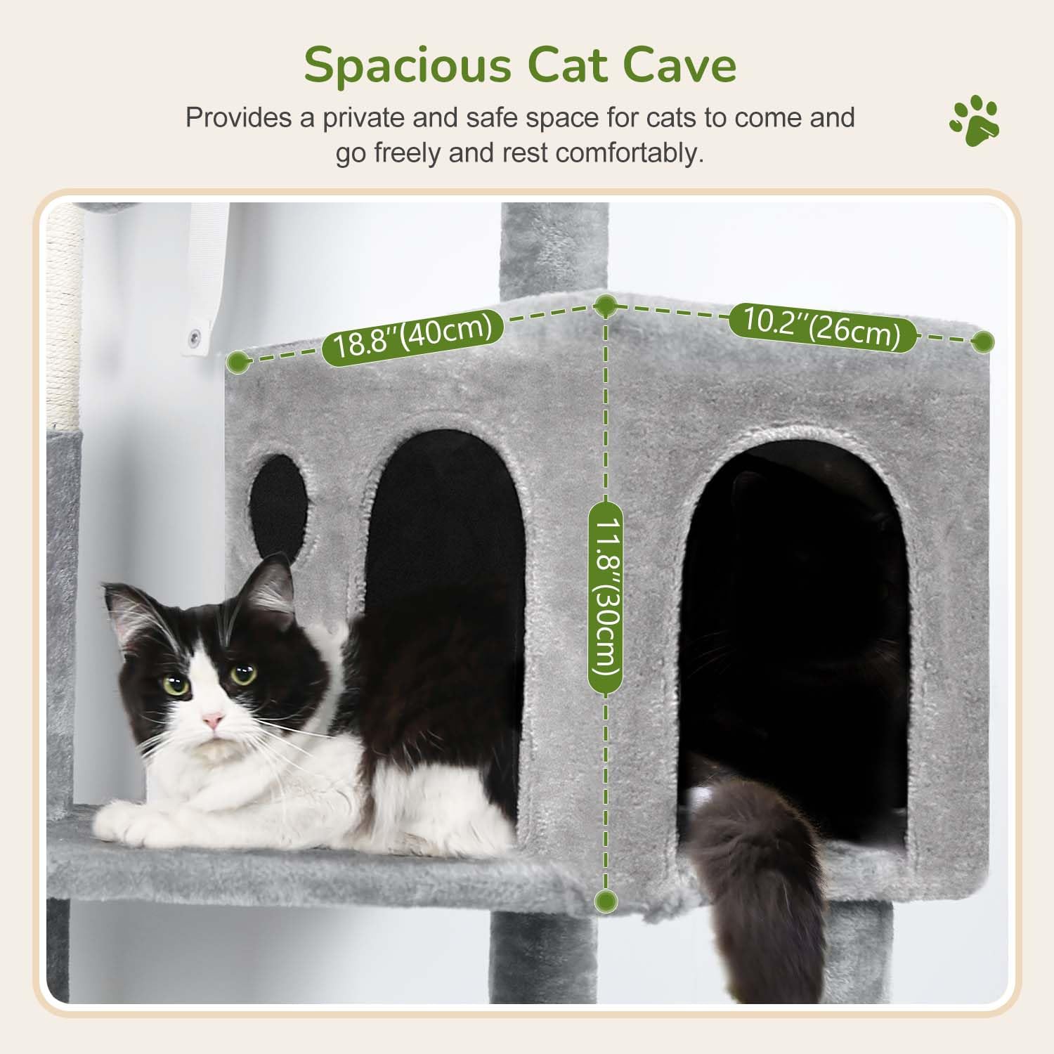Globlazer cat tree with sisal posts for durable scratching and furniture protection.