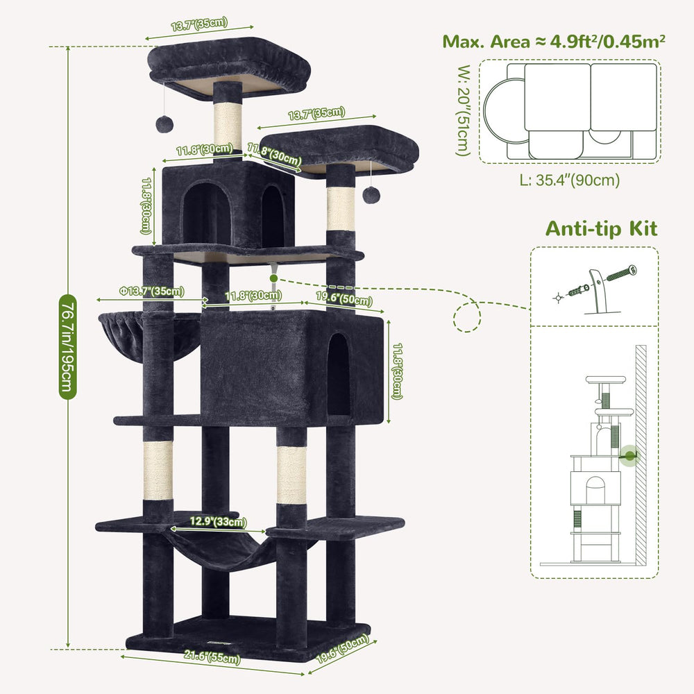Globlazer cat tree tower wood texture close-up conveying durable materials and stylish home integration.