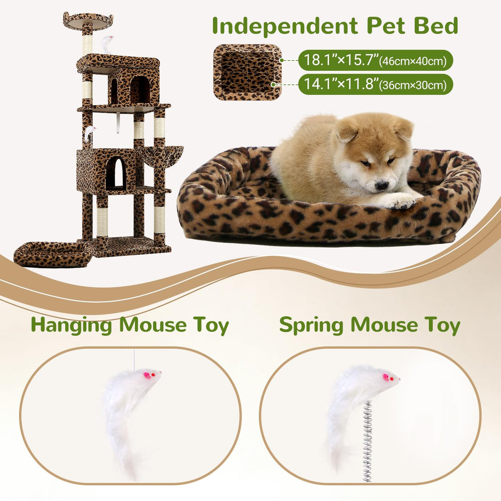 Globlazer 2-condos look-out loft image highlights private resting and elevated observation spots for big felines