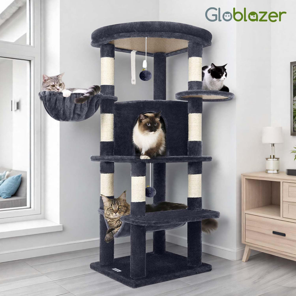 Globlazer corner cat tree assembly instructions and included tools simplify setup