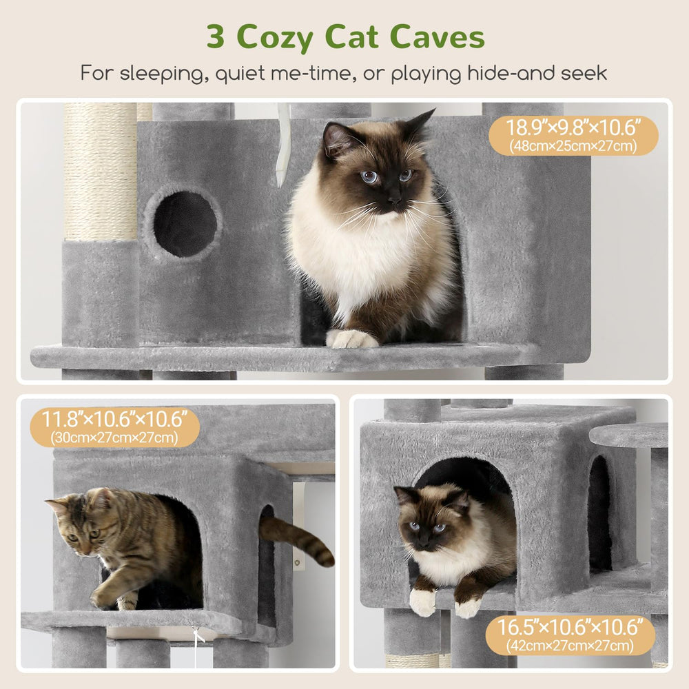 Globlazer Corner Cat Tree corner design saves space while offering climbing options.