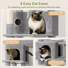 Globlazer Corner Cat Tree corner design saves space while offering climbing options.