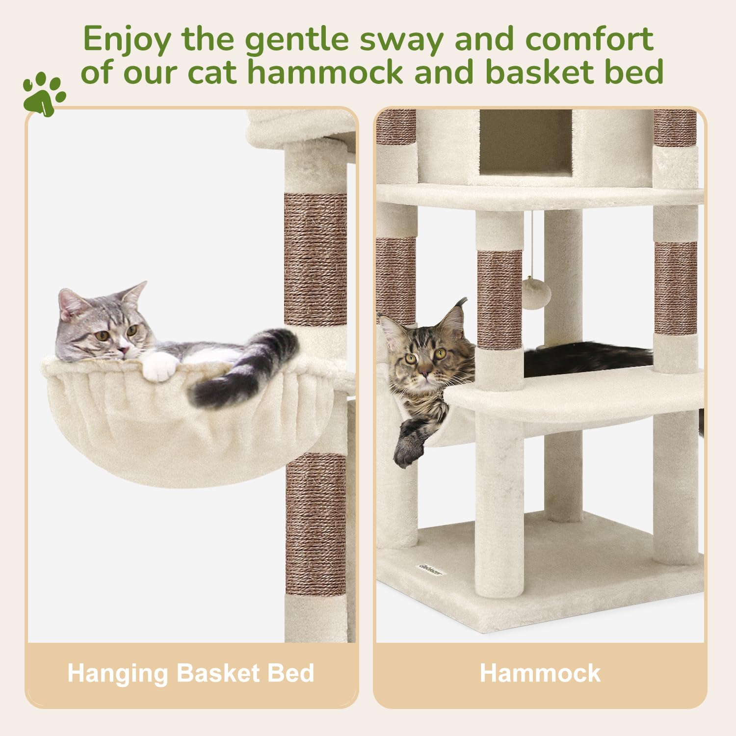 Globlazer hanging basket supports gentle swaying naps and relaxation in a corner setup.