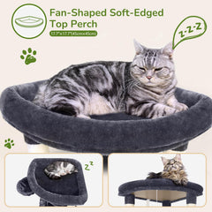 Globlazer corner cat tree at 51-inch height offers elevated observation
