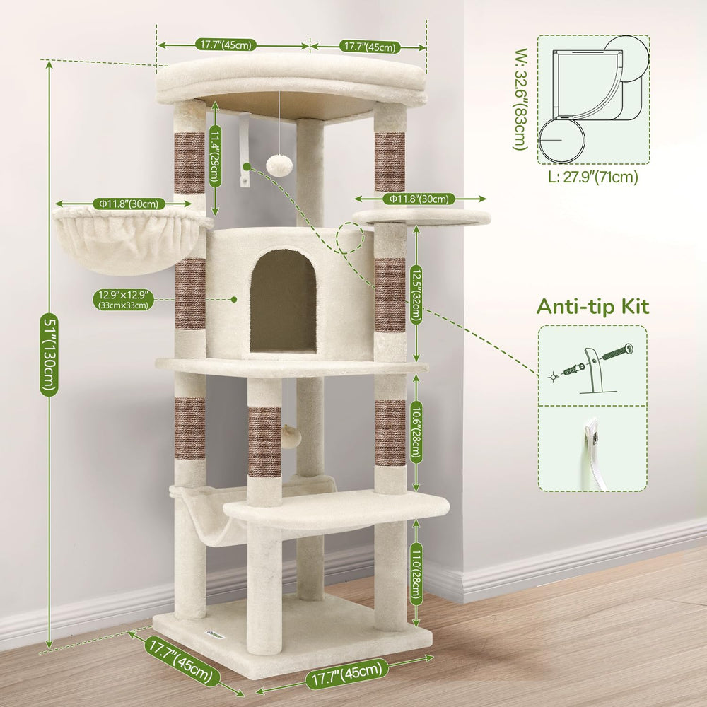 Globlazer corner cat tree side view highlights compact footprint in rooms.