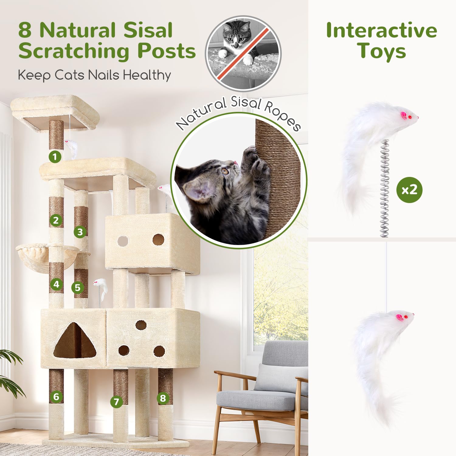 Globlazer XL cat tower assembly guide helps quick, safe setup.