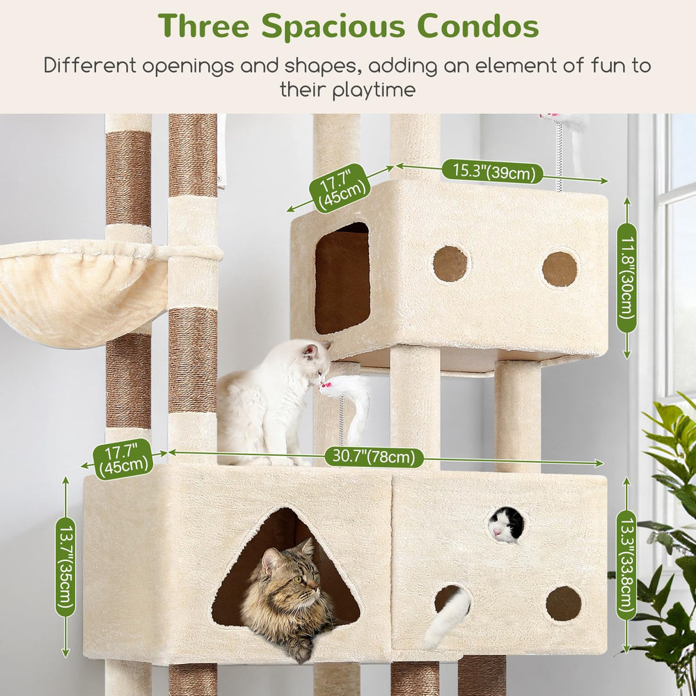 Globlazer XL cat tower hanging basket gives a high lounging spot for sun naps.