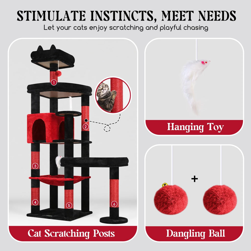 Globlazer Gothic Cat Tree assembly guide and included tools