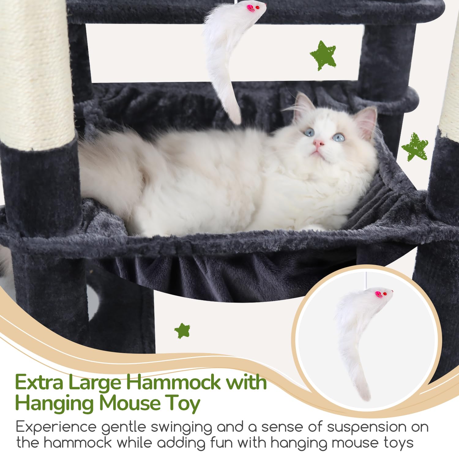 Globlazer F70 Pro cat-condo-spacious provides private retreat for indoor cats.