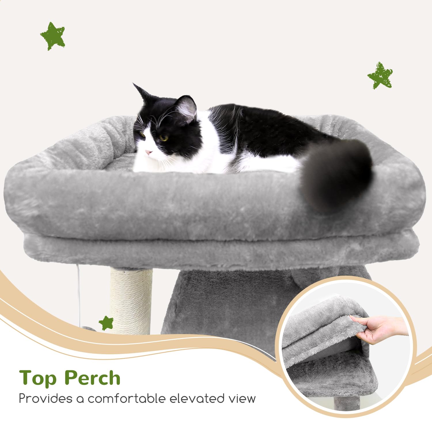 Globlazer F70 Pro cat condo provides a private hideaway for rest and play.