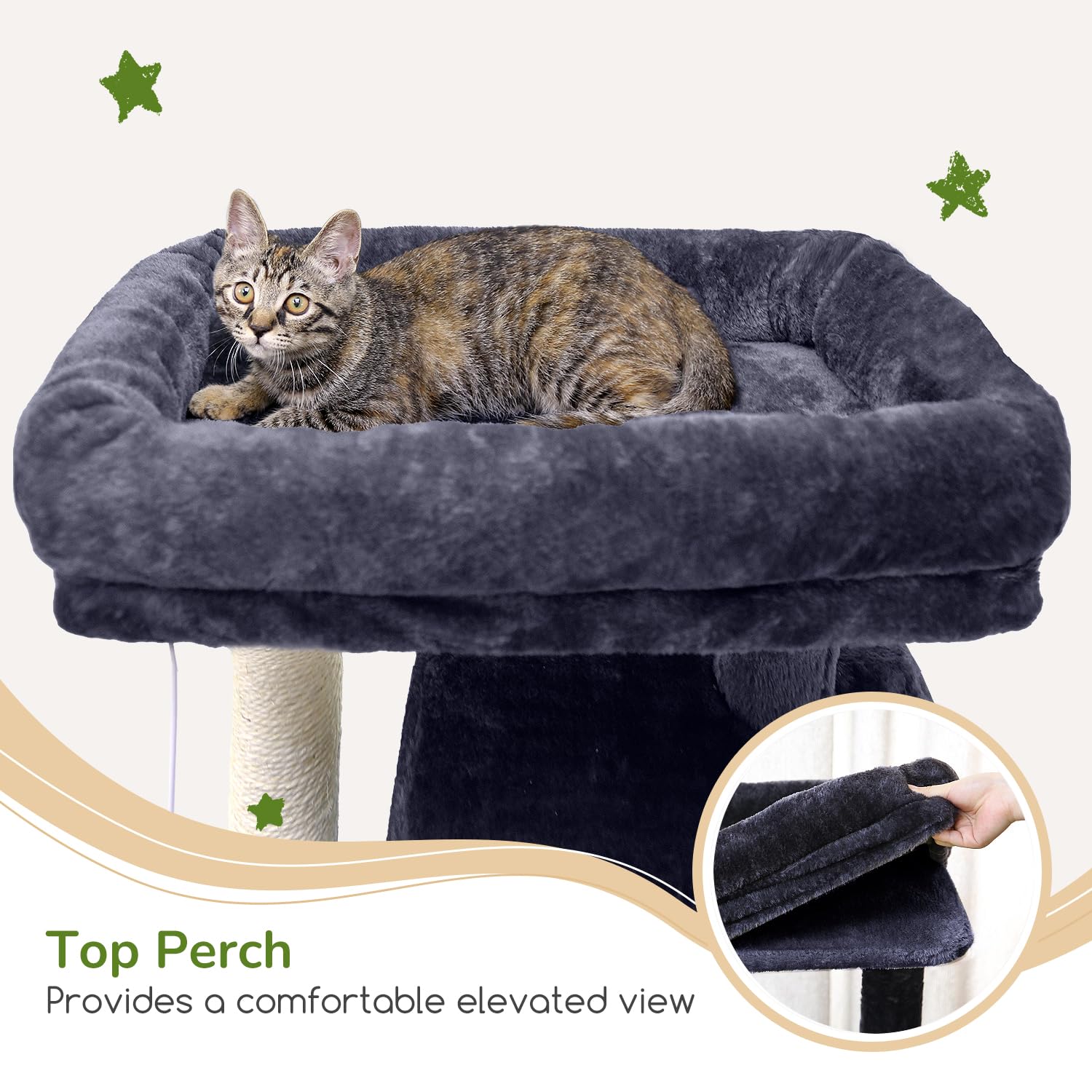 Globlazer F70 Pro top-perch-removable oversized lounging and easy cleaning.