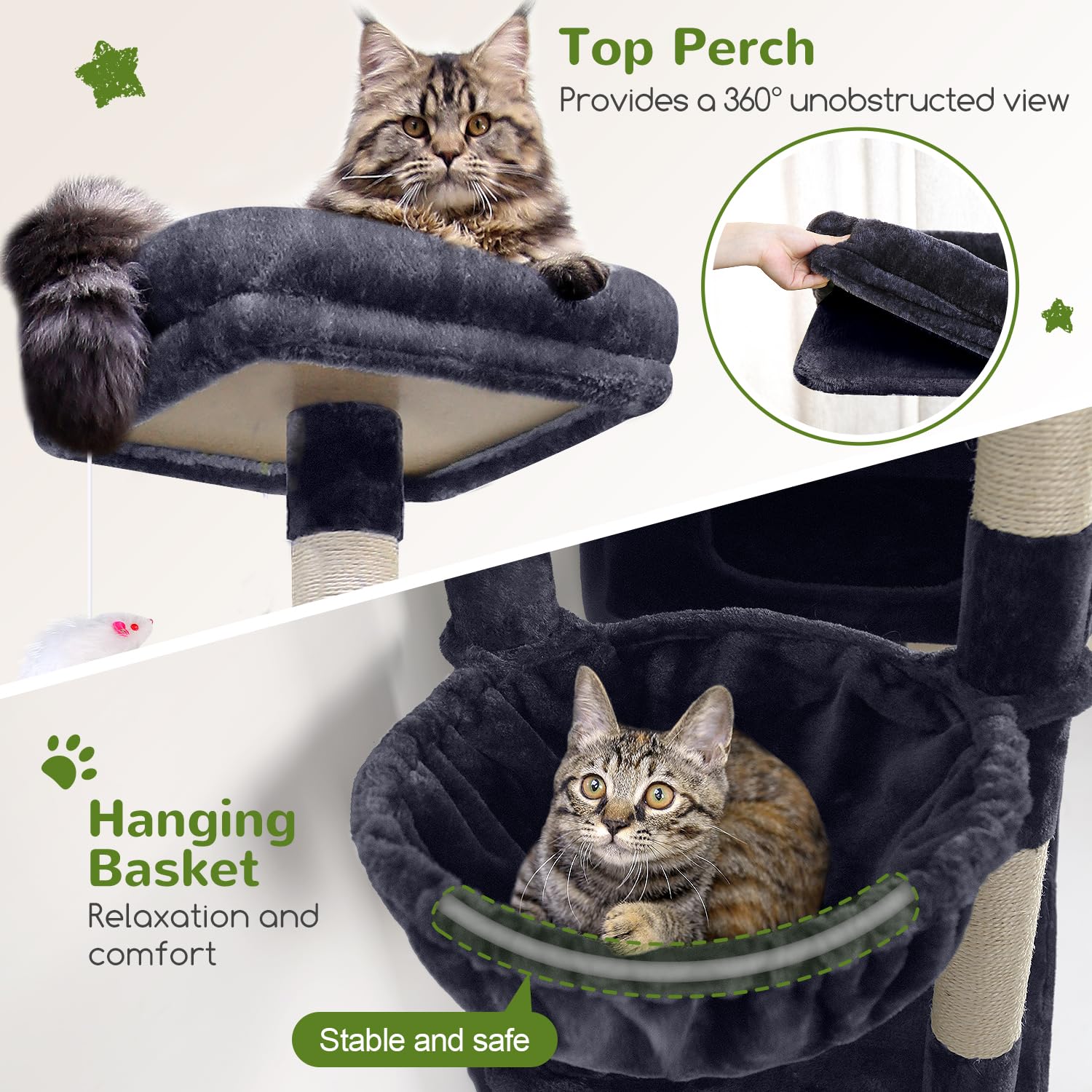 Globlazer F81 eight scratching posts promoting healthy scratching and stretching