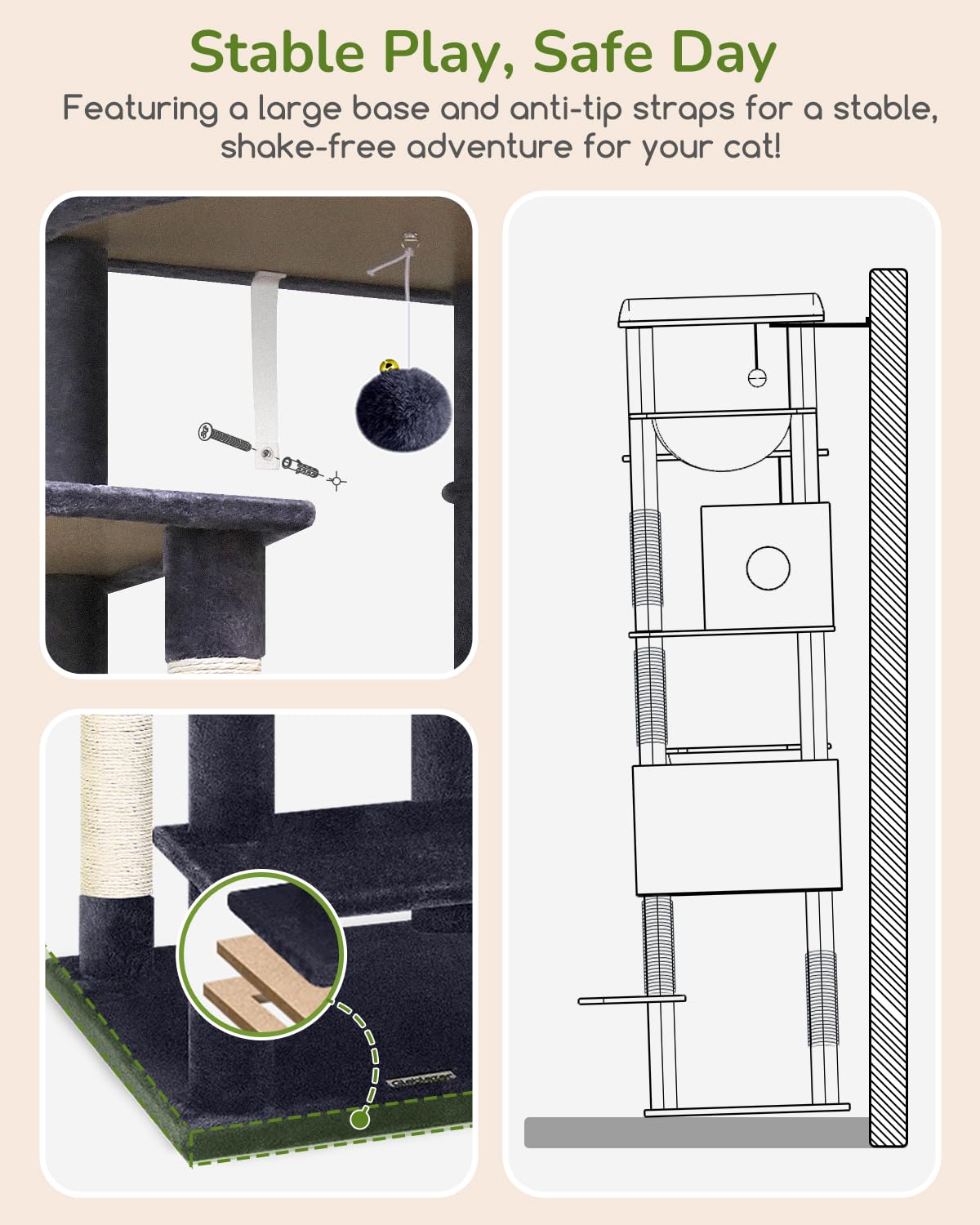Globlazer hanging baskets invite interactive play and cozy lounging