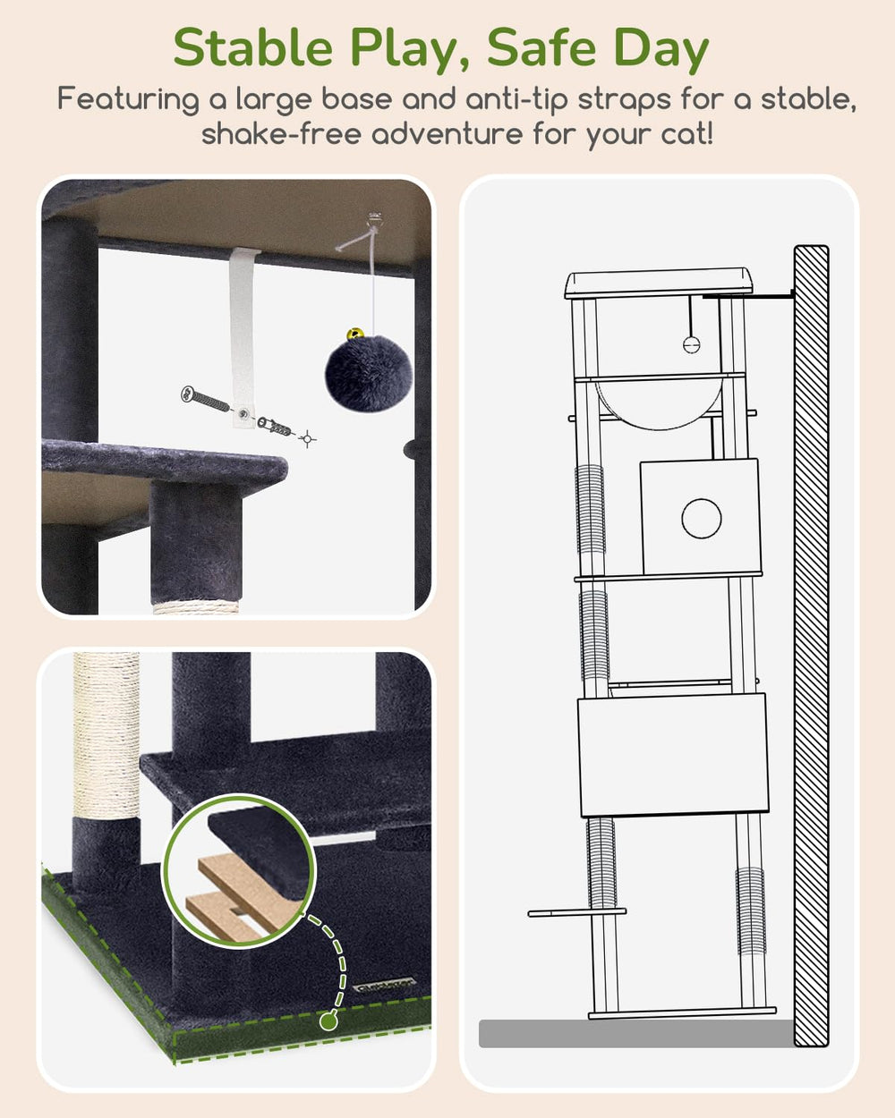 Globlazer hanging baskets invite interactive play and cozy lounging