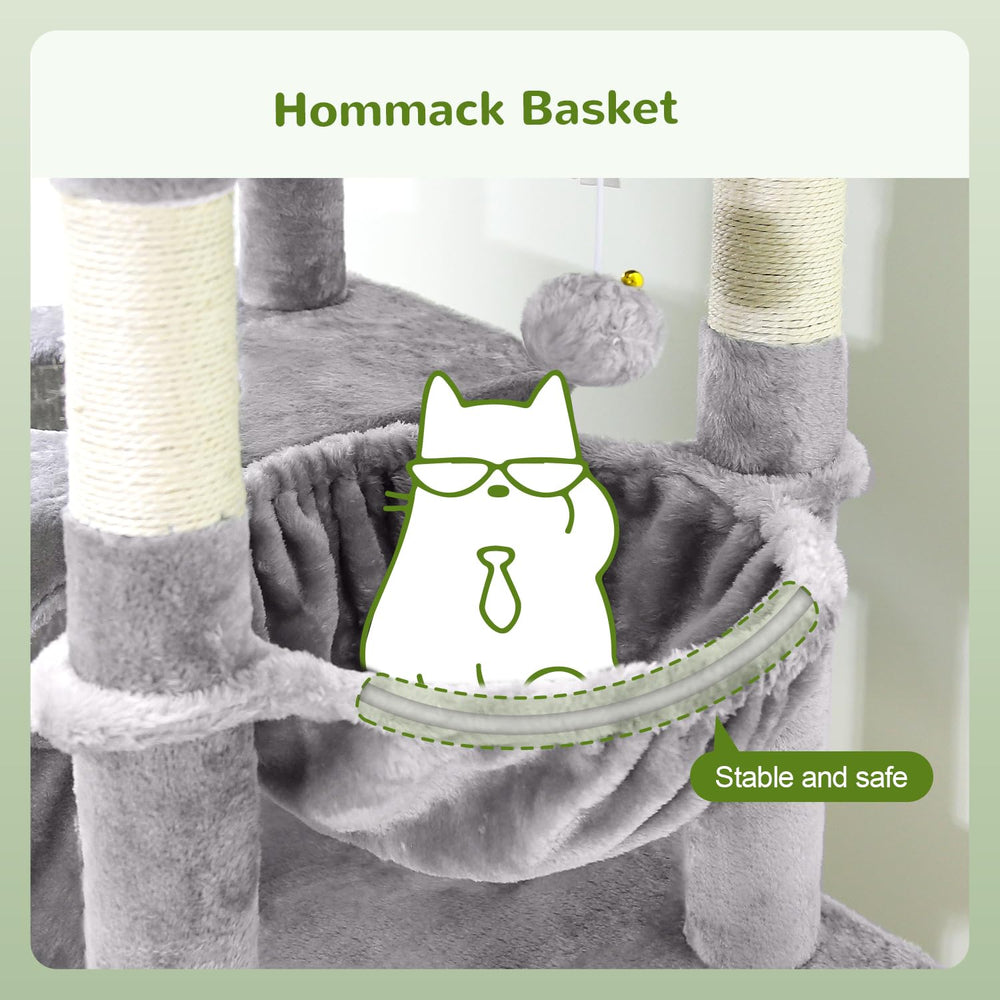 Globlazer heavy duty cat tree lookout features high vantage point for observation.