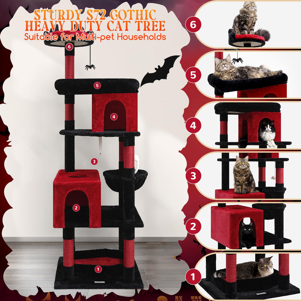 Globlazer base stability image focuses on thick base reducing tipping with large cats.