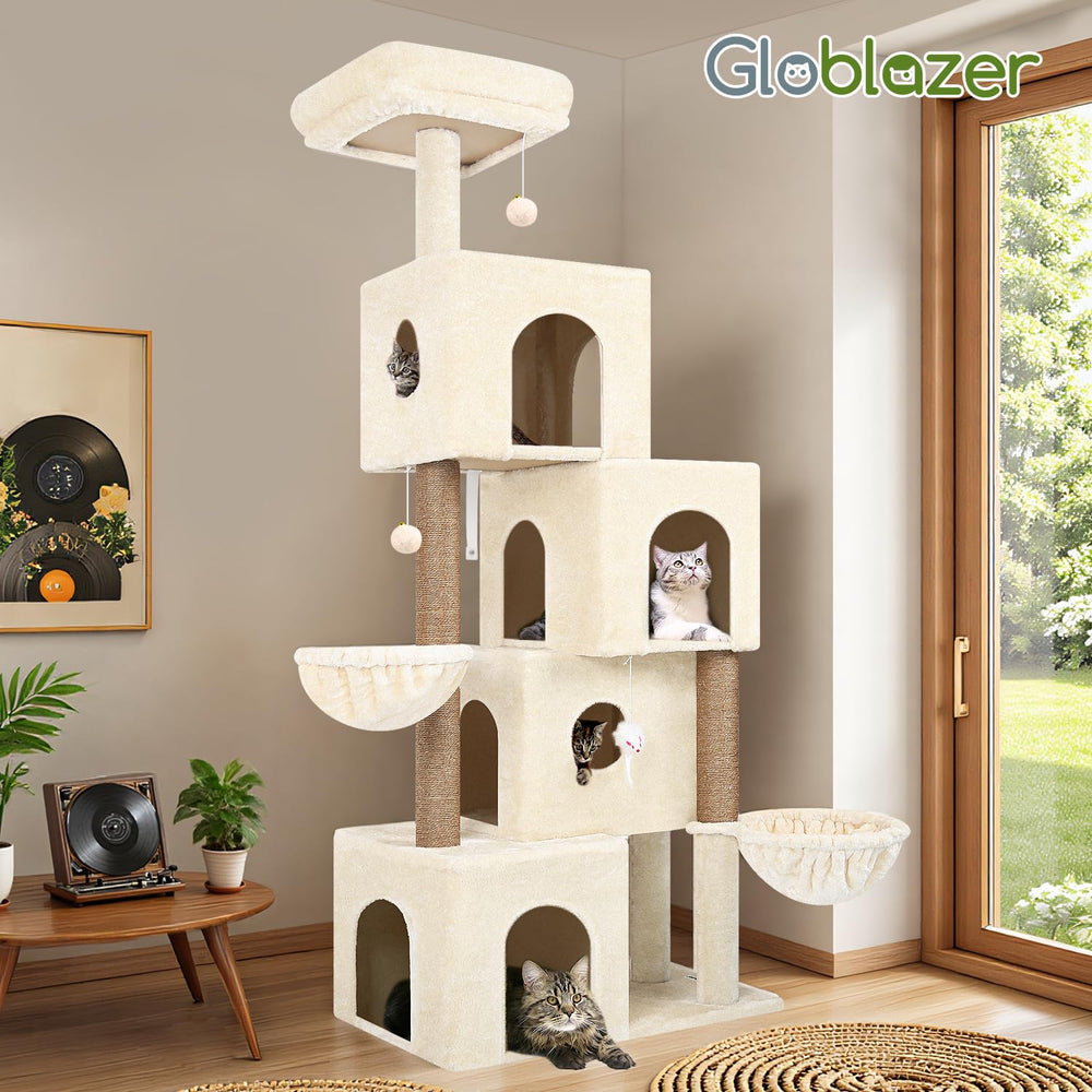 Globlazer easy-assembly design speeds setup with included tools.