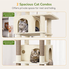 Globlazer Large Cat Tree soft hanging basket for cozy lounging