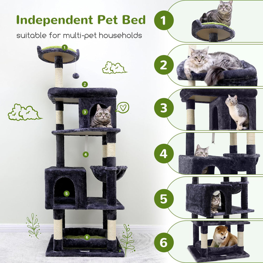 Globlazer S72 large platform provides a spacious resting surface for big cats.