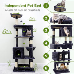 Globlazer S72 large platform provides a spacious resting surface for big cats.
