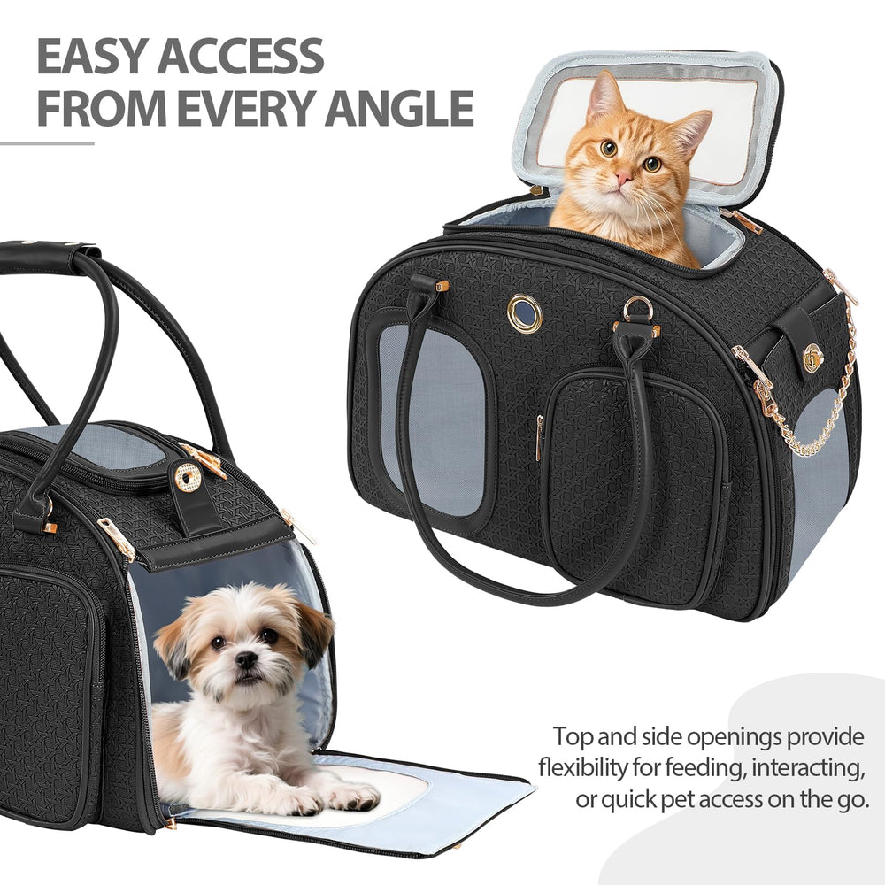 Globlyte pet-carrier-interior-safety-clip keeps your pet secure during trips.