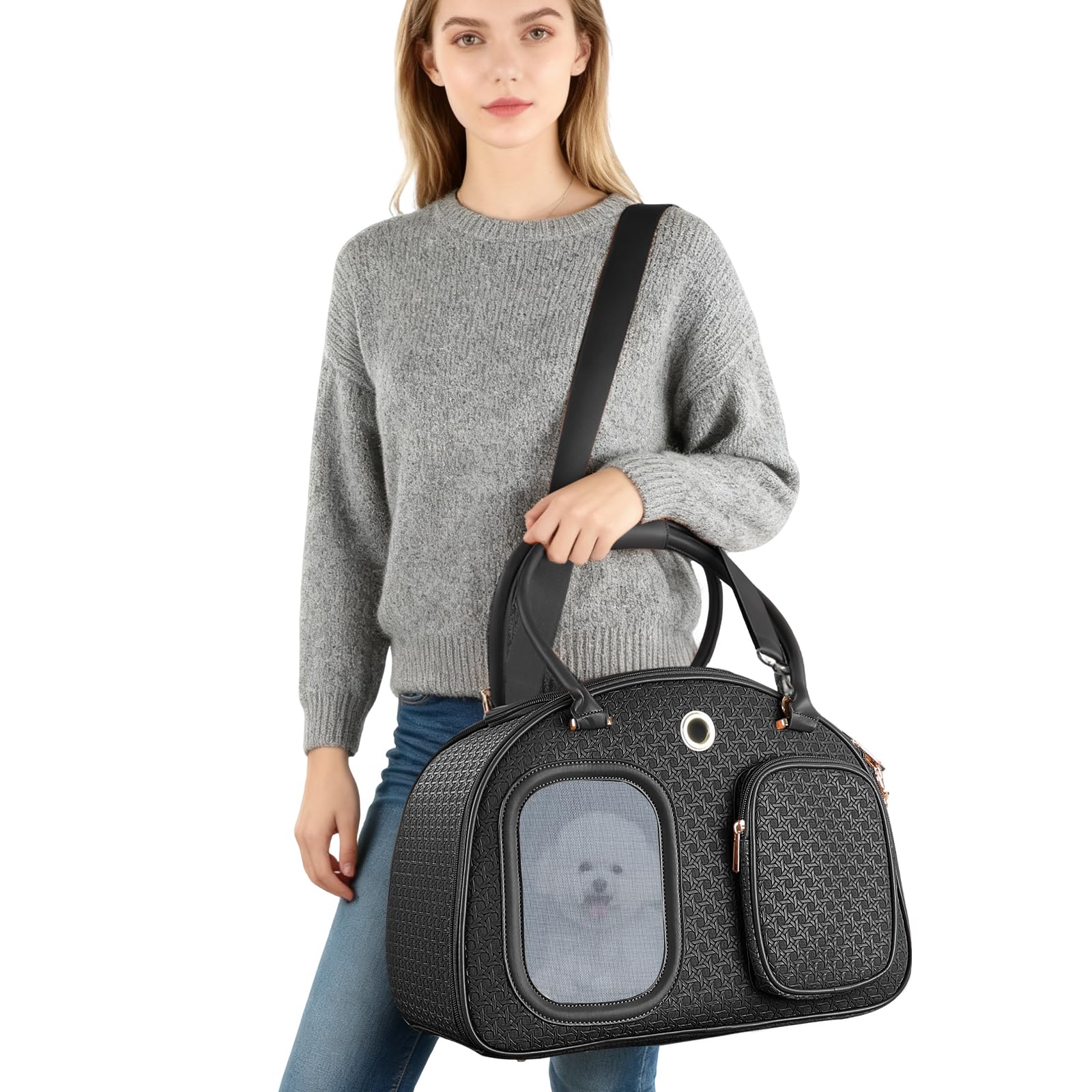 Globlyte pet tote air-travel-ready fits most cabins for easy airports.