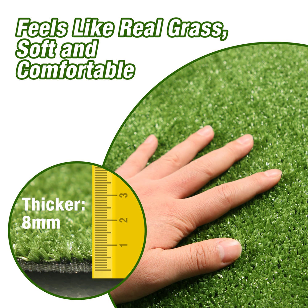 Globreen outdoor indoor dog grass mat offers durable, waterproof comfort on patios and balconies.