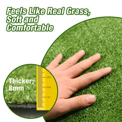Globreen outdoor indoor dog grass mat offers durable, waterproof comfort on patios and balconies.