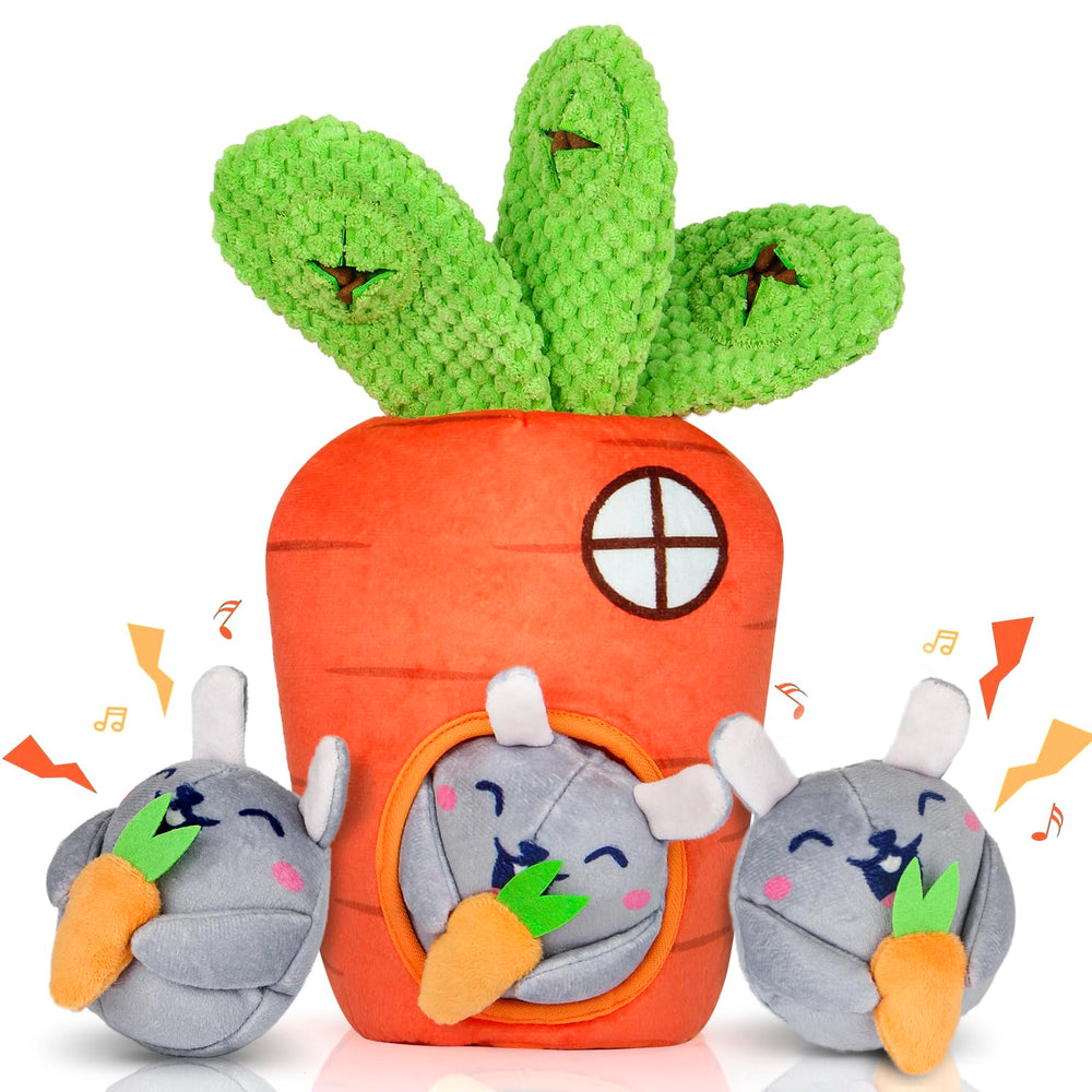 Globright Hide and Seek carrot bunny set toy assembly promotes engaging puzzle play.