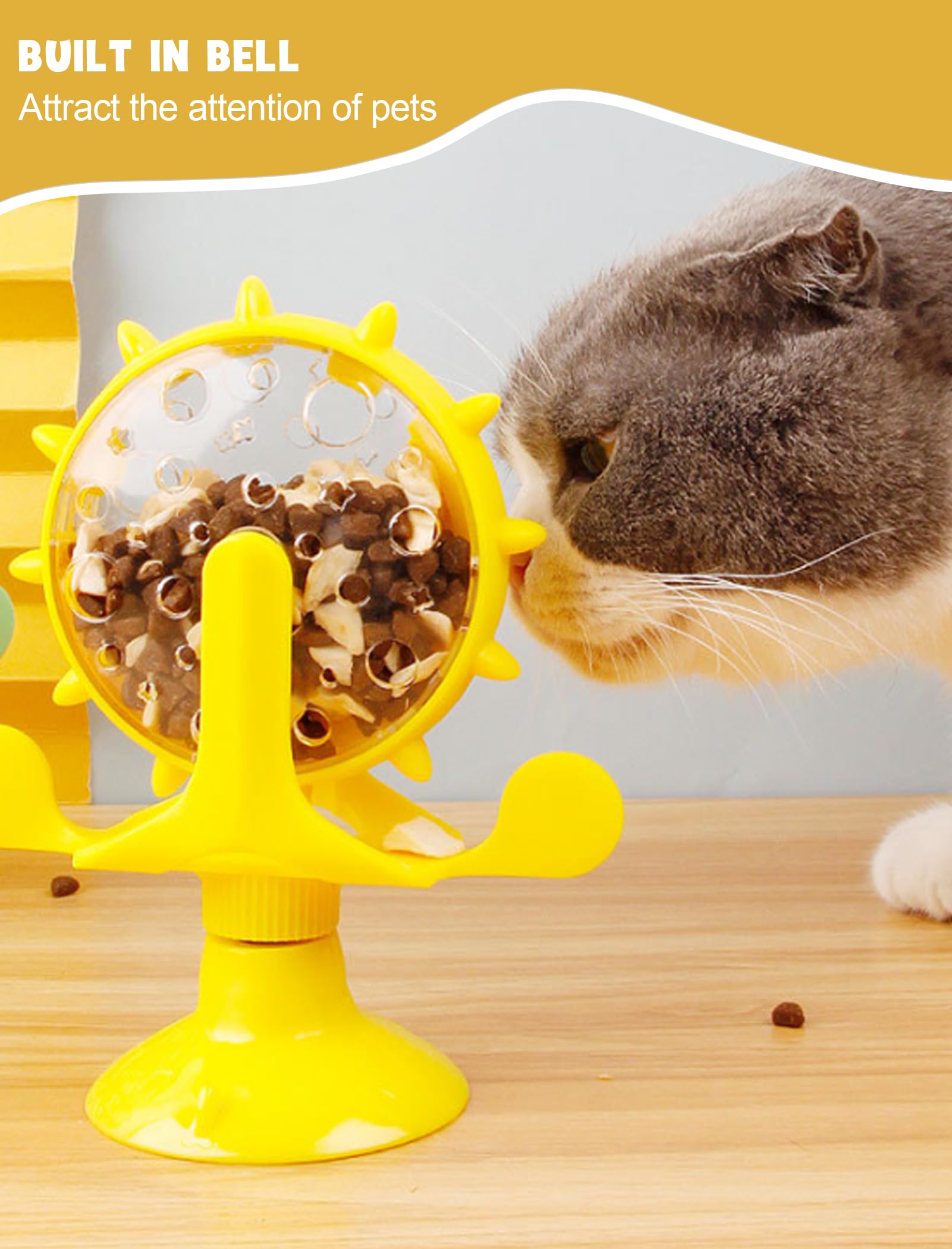 GLOGLOW cat suction-base stability on smooth floors for focused play