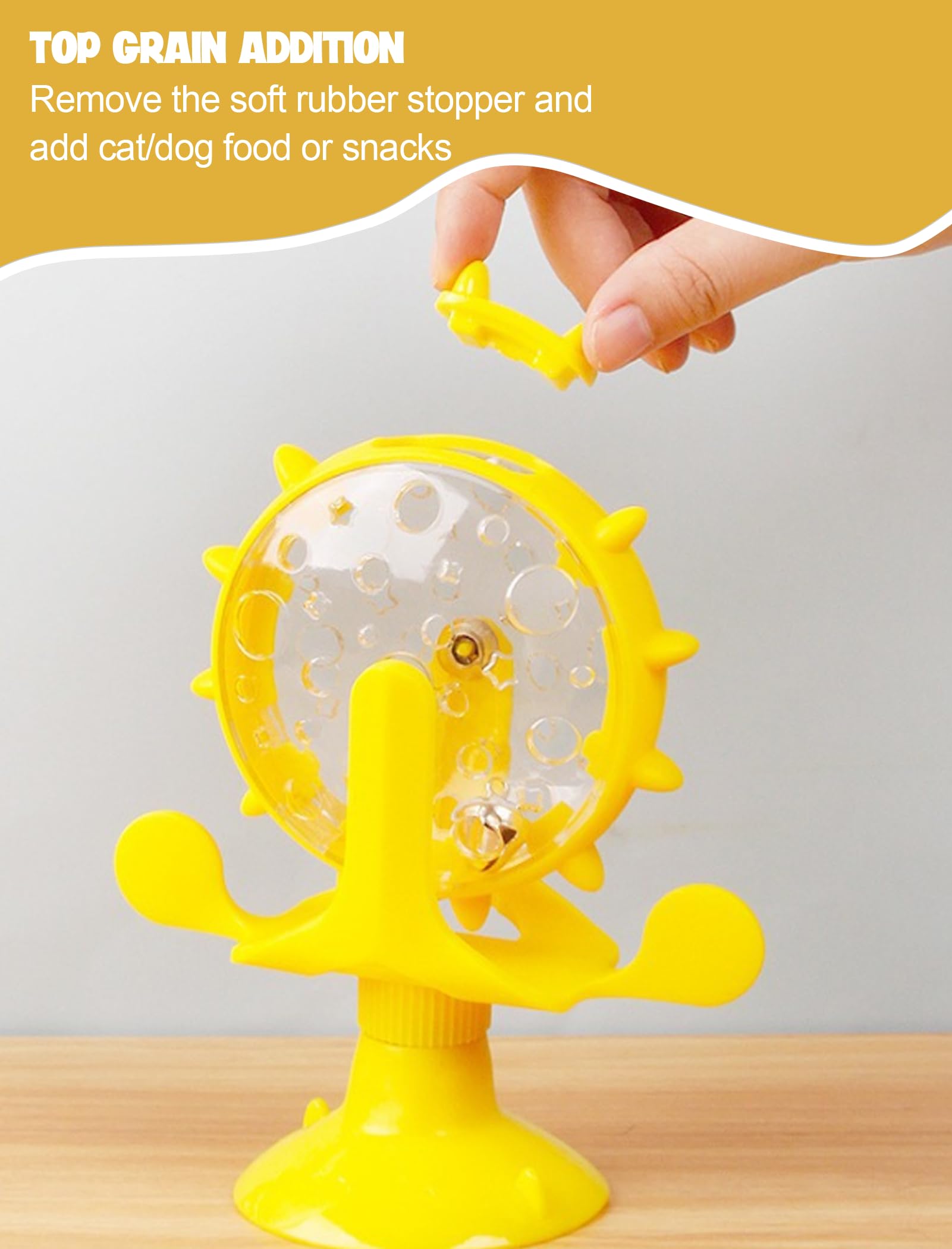 GLOGLOW windmill 360-degree spin where the toy turns freely