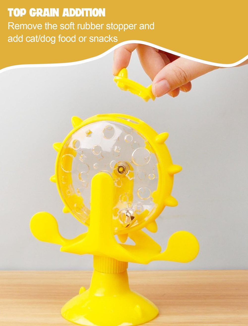 GLOGLOW windmill 360-degree spin where the toy turns freely
