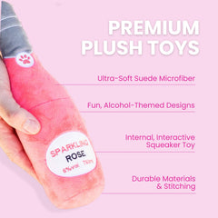 Glow Pups machine washable dog toy cleans easily after messy play