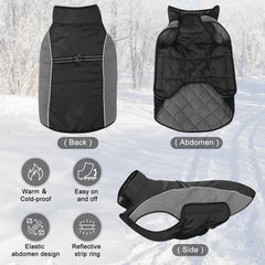 Gmayoo dog coat reflective strips increase visibility during low-light strolls