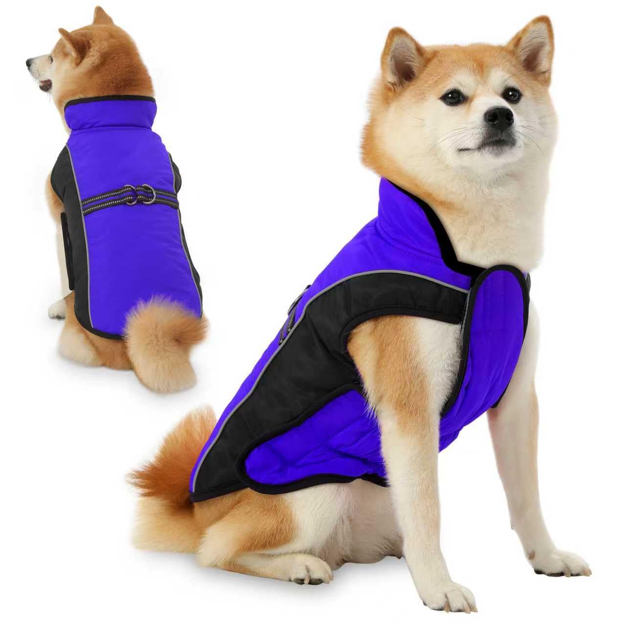 Gmayoo dog coat windproof front-view showcases weather protection.