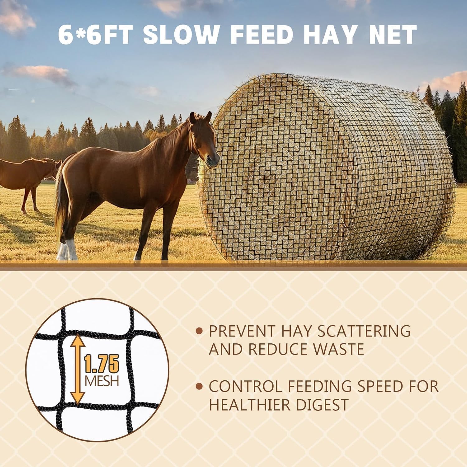 GmTonty round-bale compatibility shows fit for 4x4–6x6ft bales, versatile feeding.