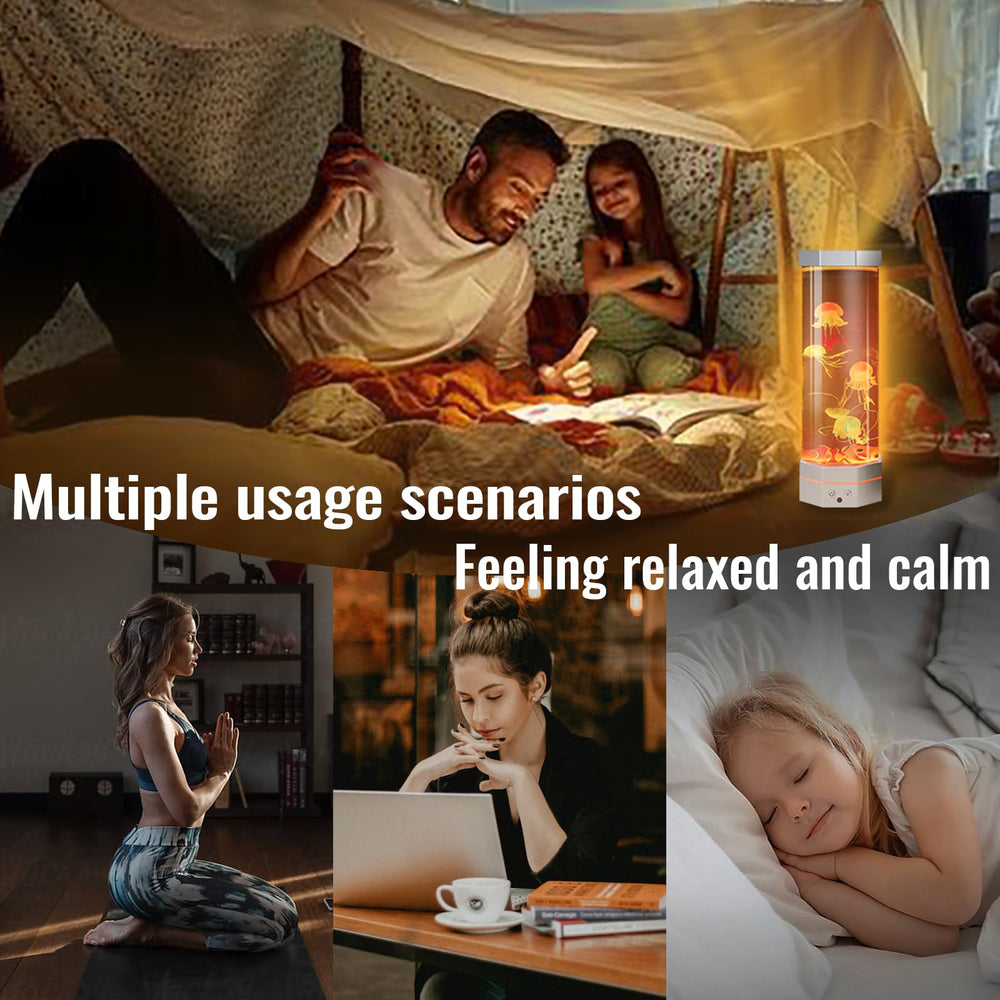 Go2Chai Jellyfish Lamp remote control usage for easy color changes