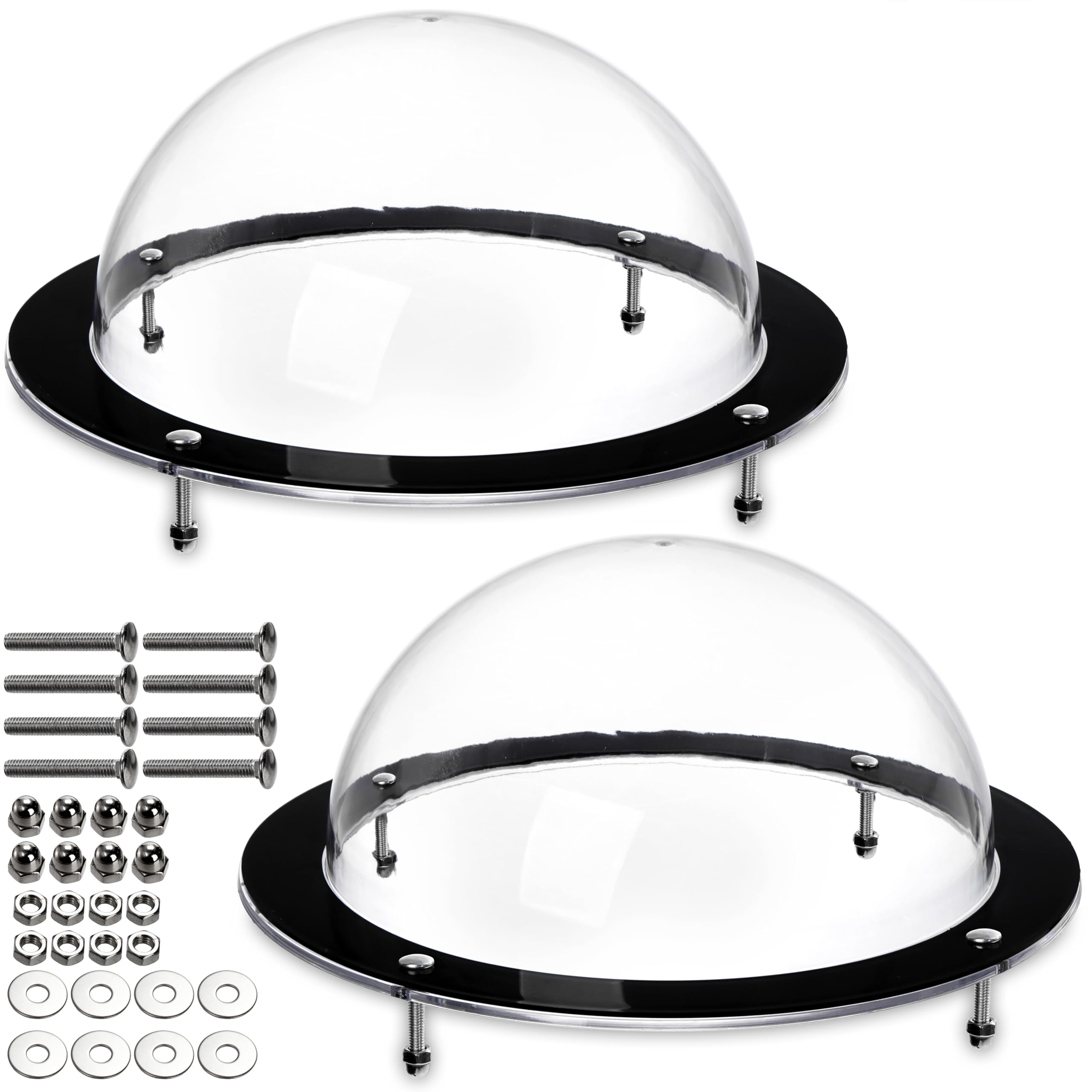 Goaste dog fence window 12.4-inch assembly view for easy setup
