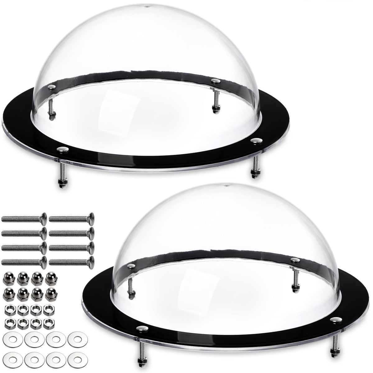 Goaste dog fence window 12.4-inch assembly view for easy setup