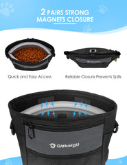Gobeigo 4-cup treat bag interior keeps treats organized and fresh