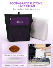 Gobeigo dog treat pouch magnetic closure demonstrates auto-close feature