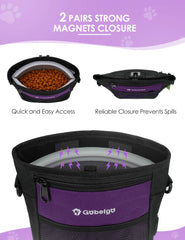 Gobeigo dog treat pouch three wear options with belt, waist, crossbody